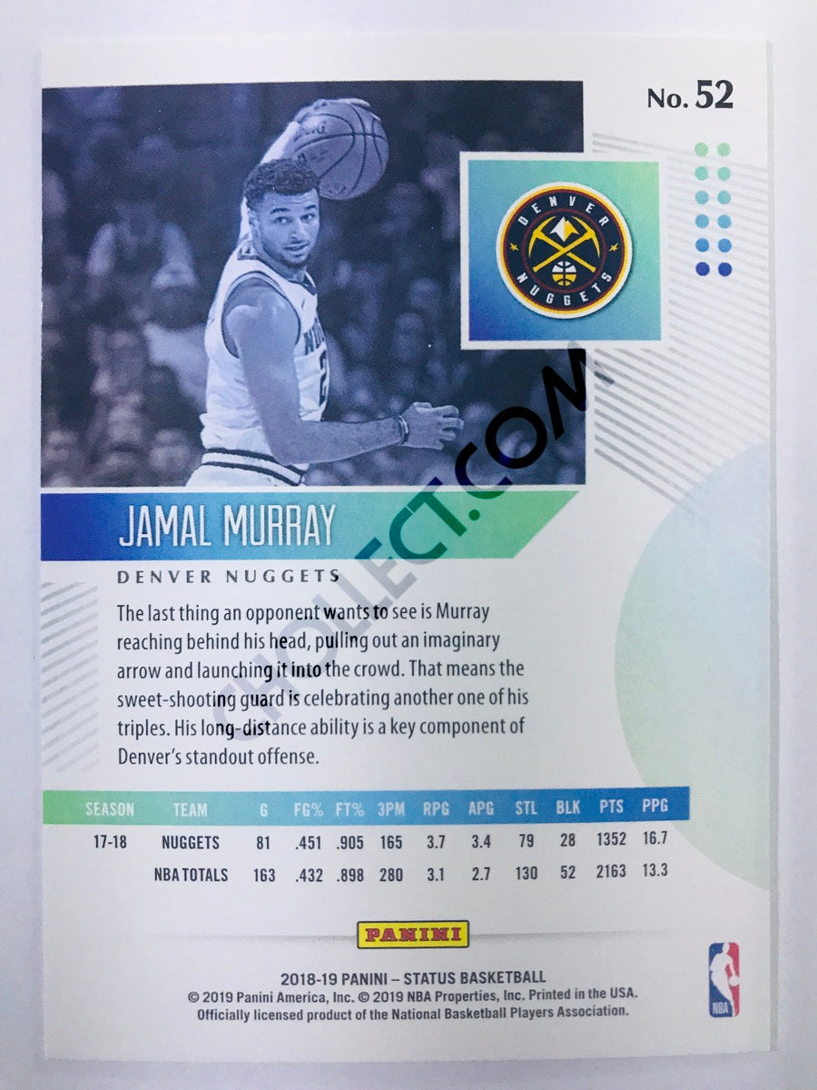 Jamal Murray - Denver Nuggets 2018-19 Panini Status #52