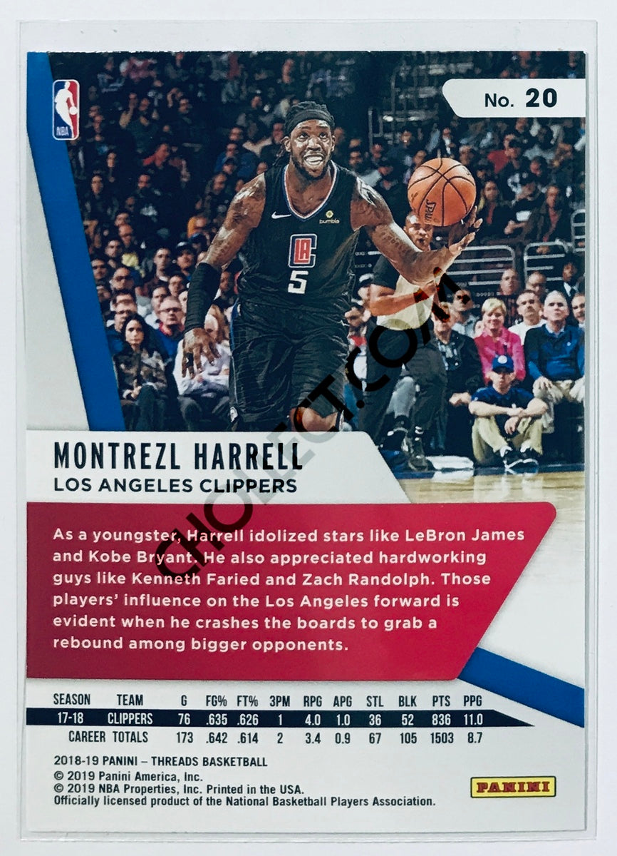 Montrezl Harrell - Los Angeles Clippers 2018-19 Panini Threads Dazzle Parallel #20