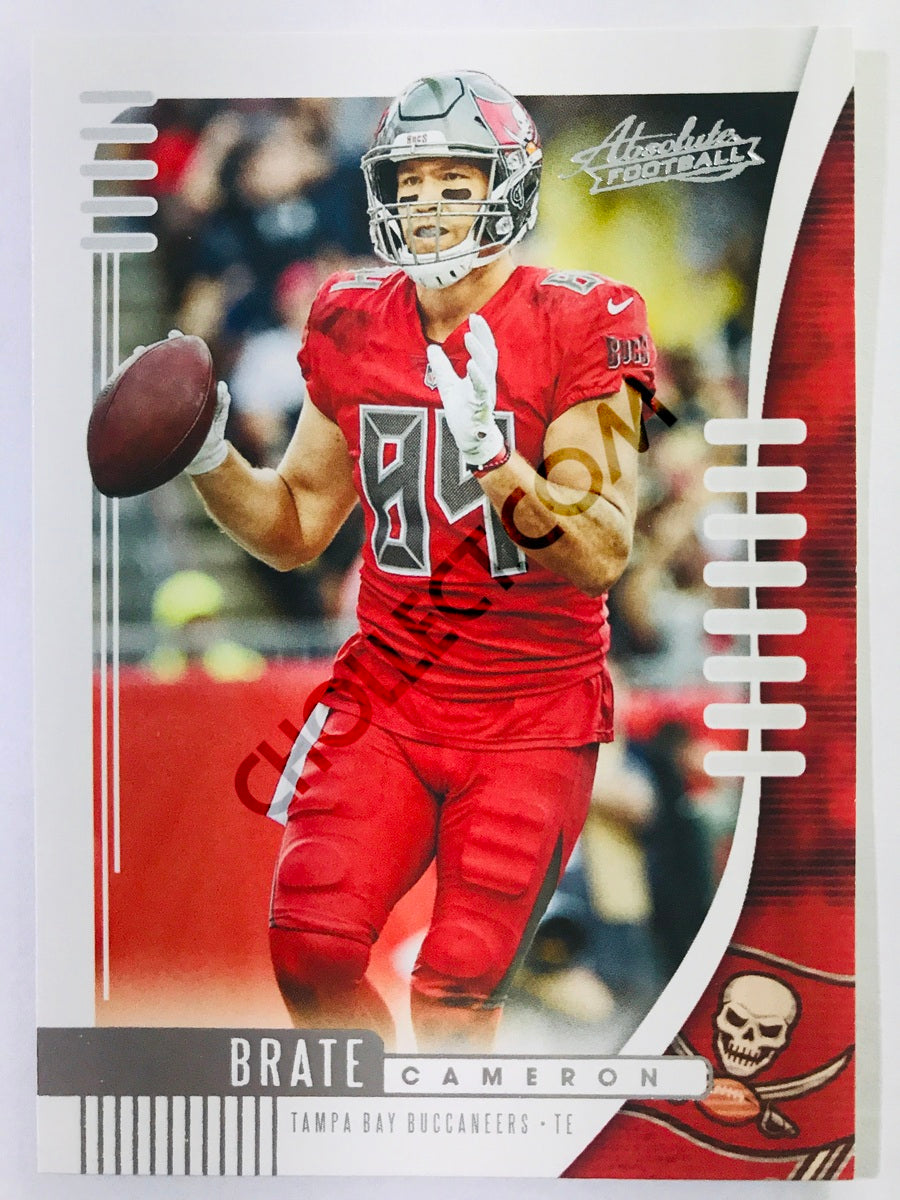 : 2019 Absolute NFL (Retail) #87 Cameron Brate Tampa Bay  Buccaneers Official Panini Football Trading Card : Sports & Outdoors