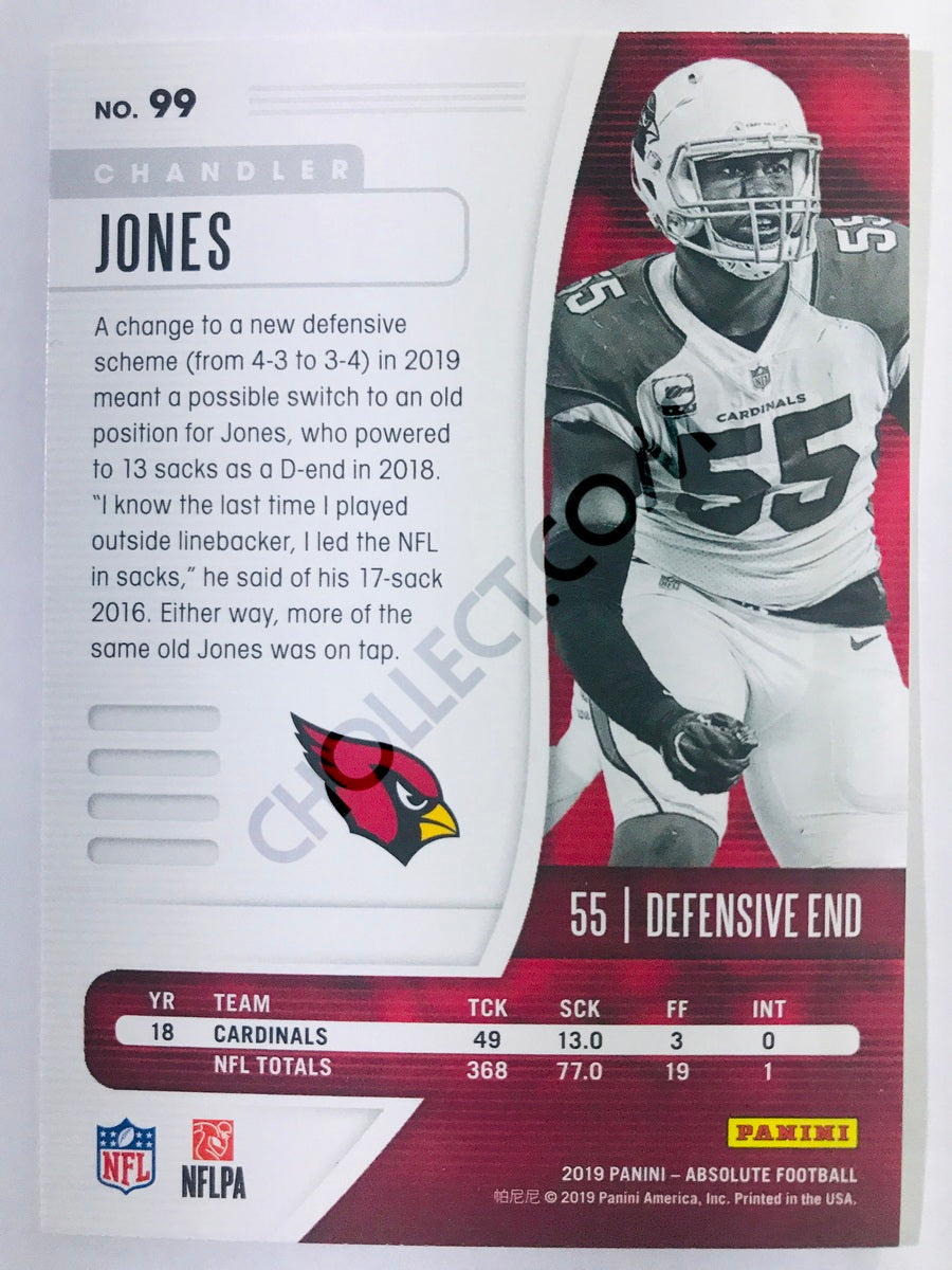 Chandler Jones - Arizona Cardinals 2019-20 Panini Absolute #99