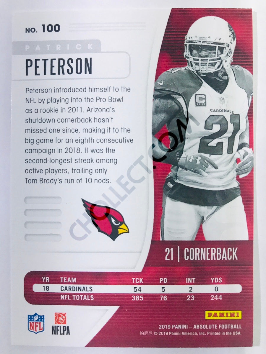Patrick Peterson - Arizona Cardinals 2019-20 Panini Absolute #100
