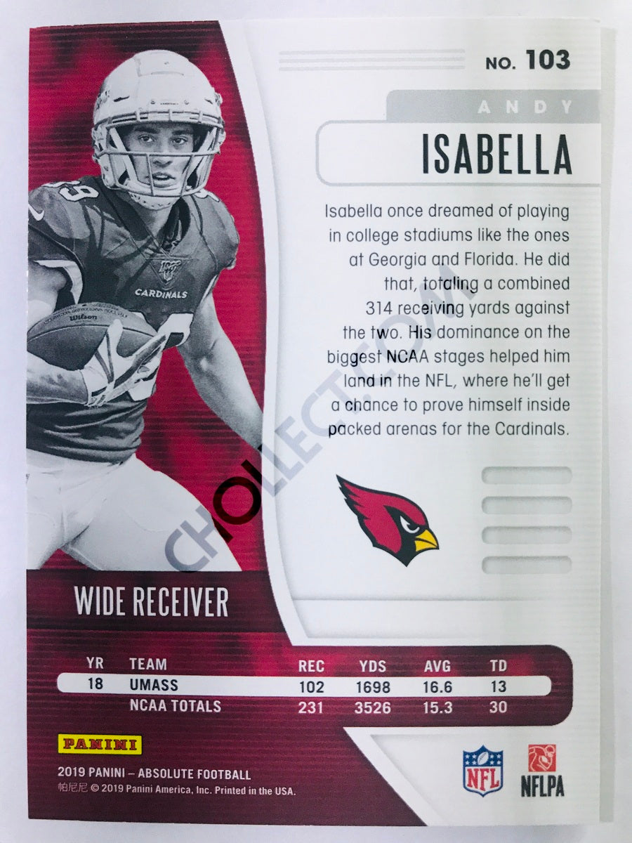 Andy Isabella - Arizona Cardinals 2019-20 Panini Absolute RC Rookie #103