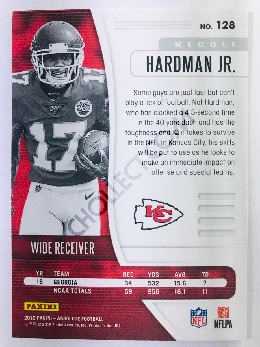 Mecole Hardman Jr. - Kansas City Chiefs 2019-20 Panini Absolute RC Rookie #128