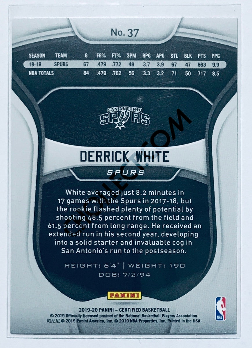 Derrick White - San Antonio Spurs 2019-20 Panini Certified #37