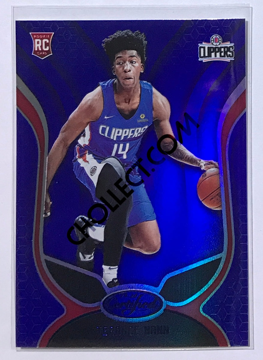 Terance Mann - Los Angeles Clippers 2019-20 Panini Certified Parallel Blue RC Rookie #199