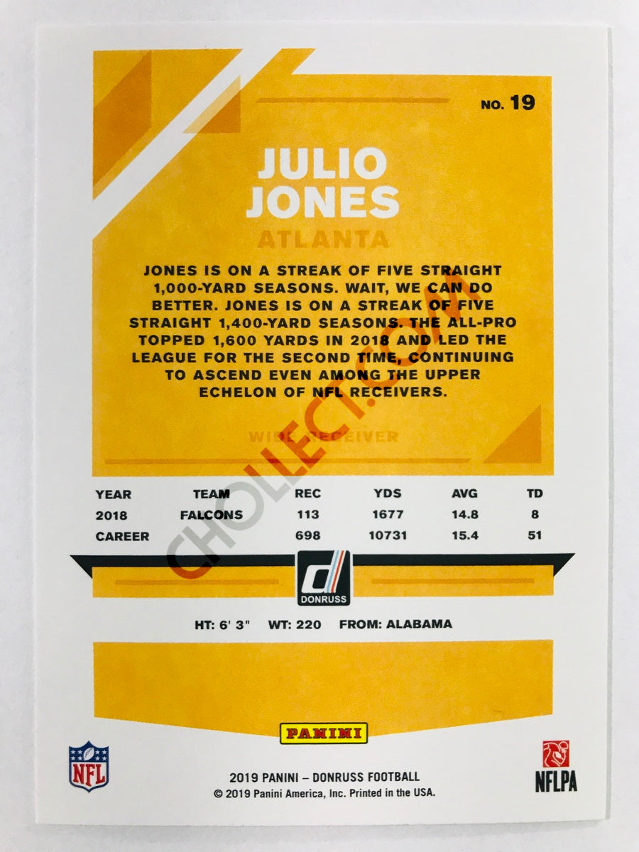 Julio Jones - Atlanta Falcons 2019-20 Panini Donruss #19