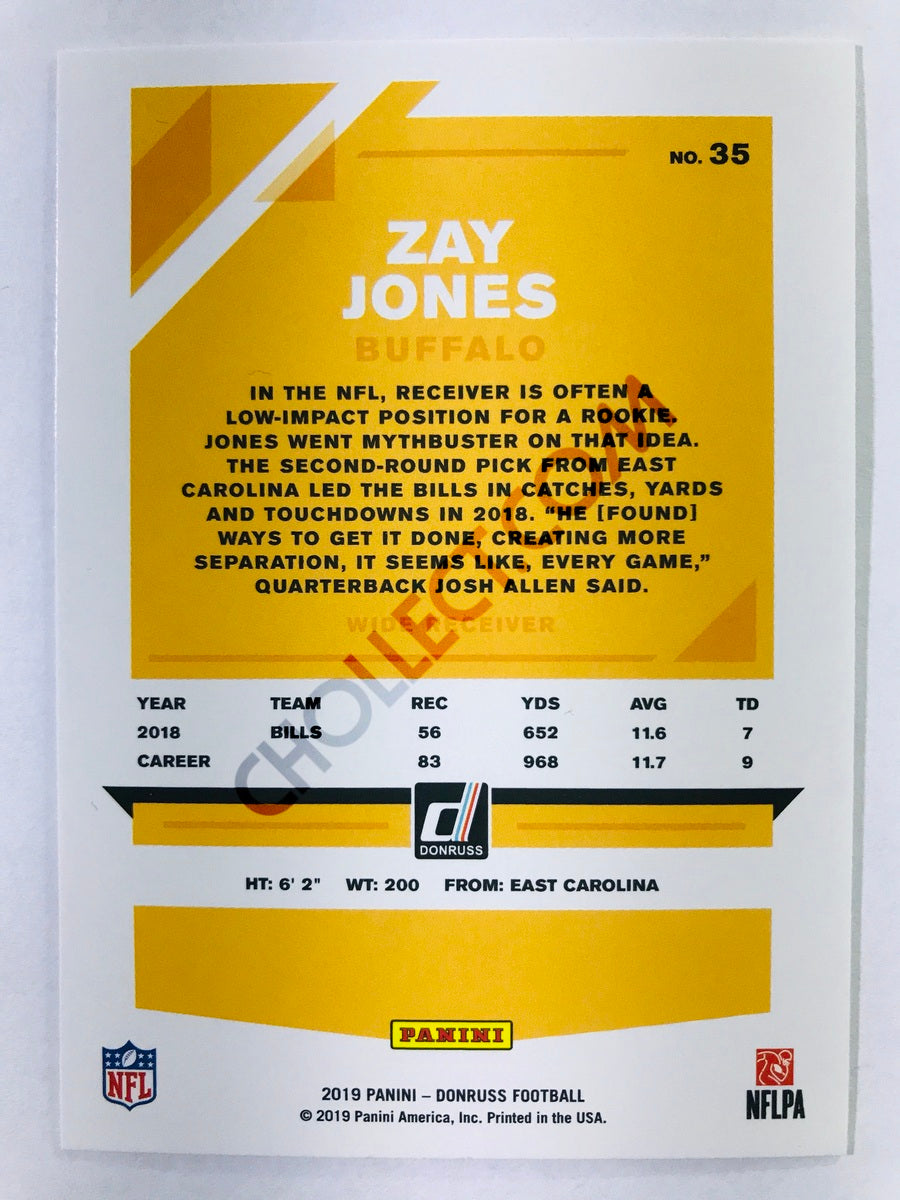 Zay Jones - Buffalo Bills 2019-20 Panini Donruss #35