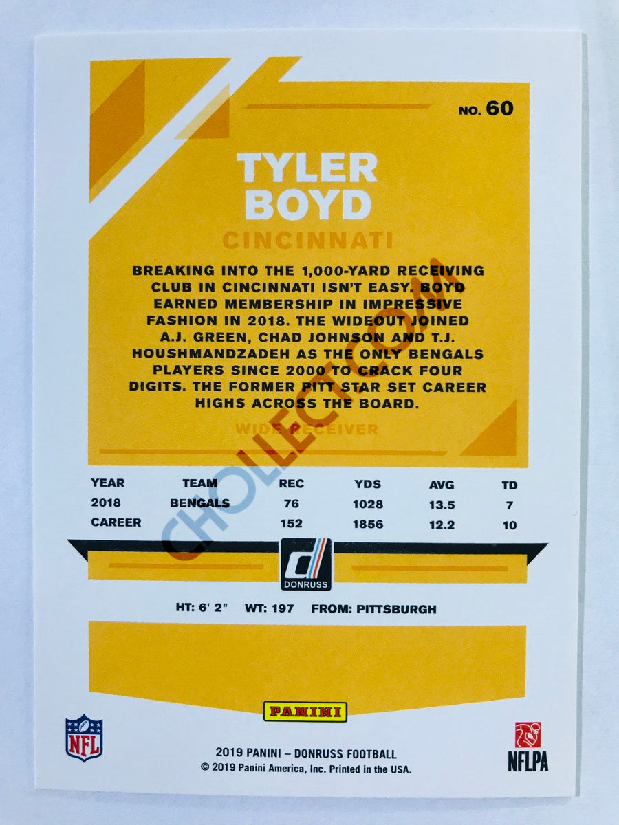 Tyler Boyd - Cincinnati Bengals 2019-20 Panini Donruss #60