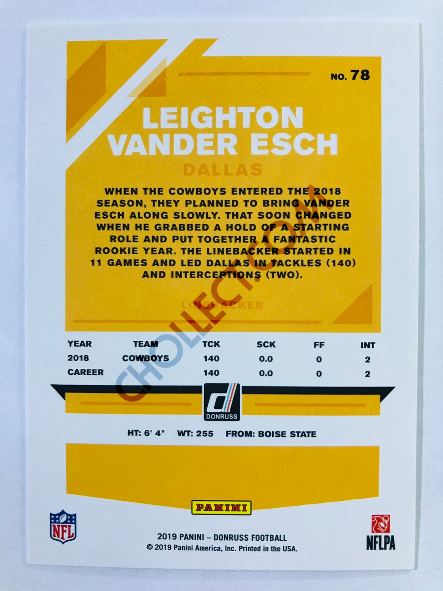 Leighton Vander Esch - Dallas Cowboys 2019-20 Panini Donruss #78