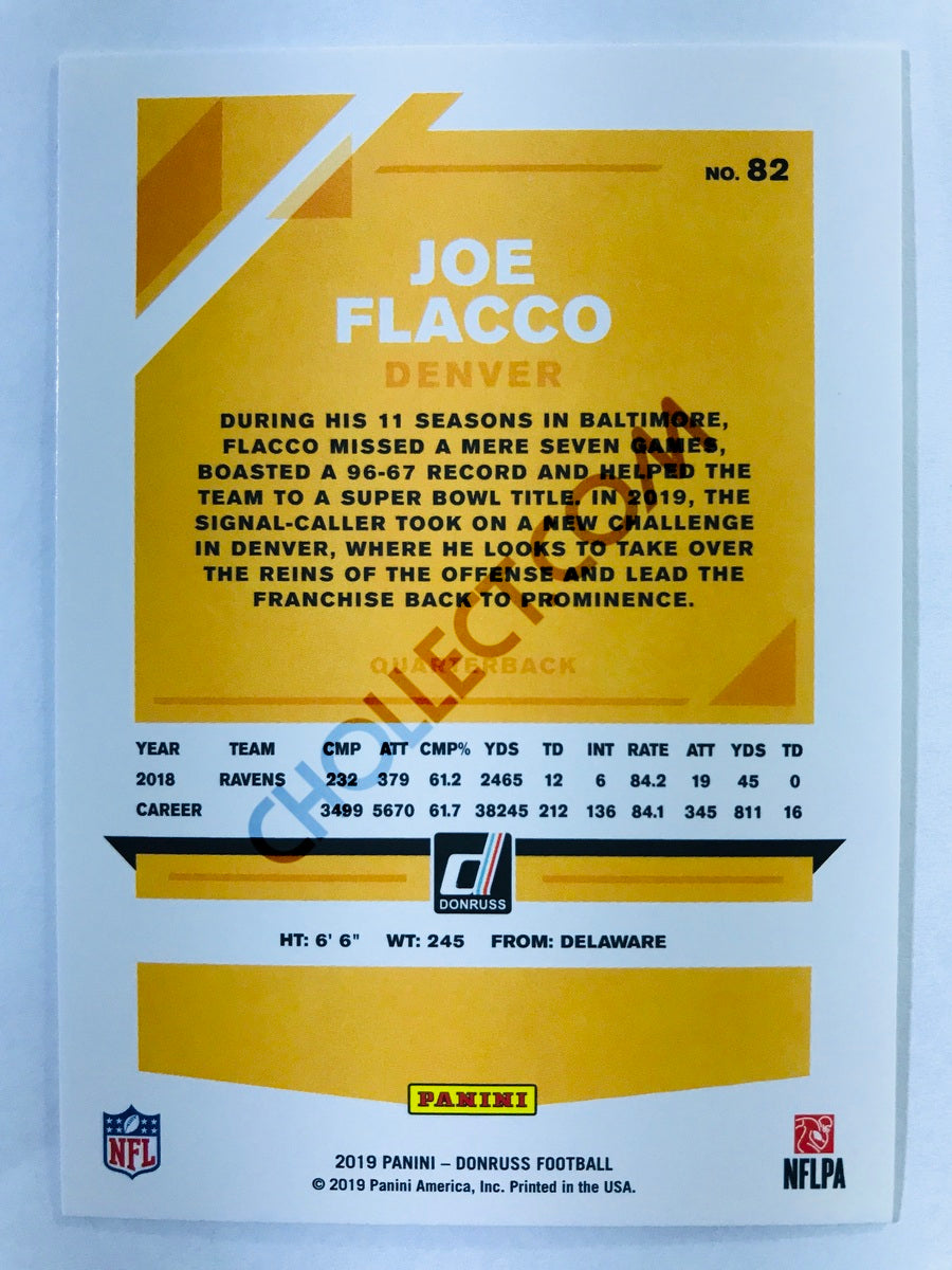 Joe Flacco - Denver Broncos 2019-20 Panini Donruss #82