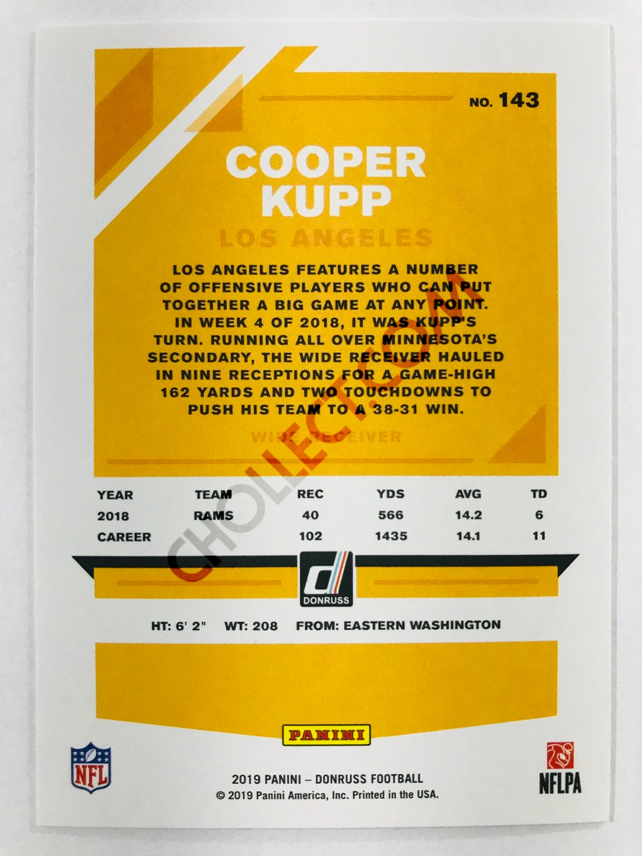 Cooper Kupp - Los Angeles Rams 2019-20 Panini Donruss #143