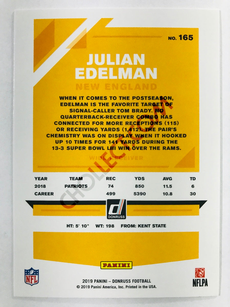 Julian Edelman - New England Patriots 2019-20 Panini Donruss #165