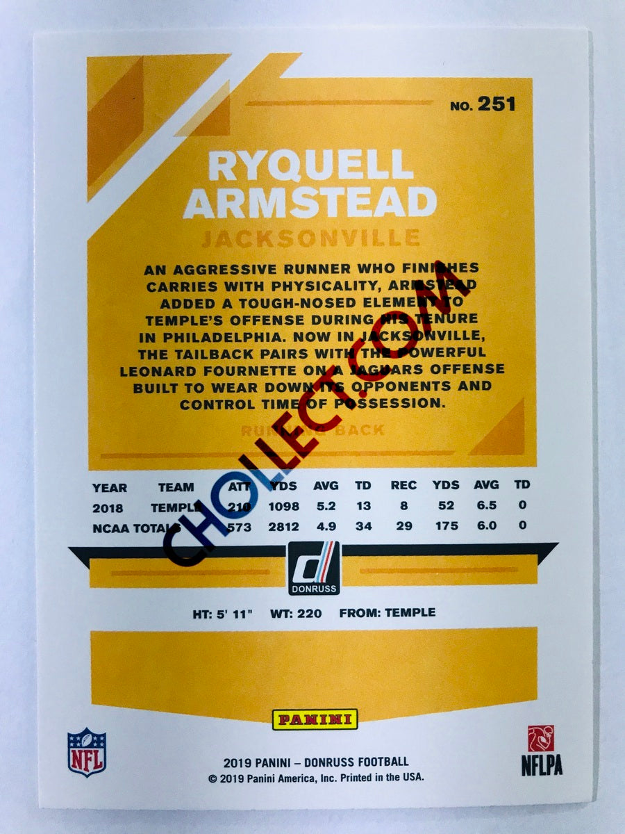 Ryquell Armstead - Jacksonville Jaguars 2019-20 Panini Donruss RC Rookie #251