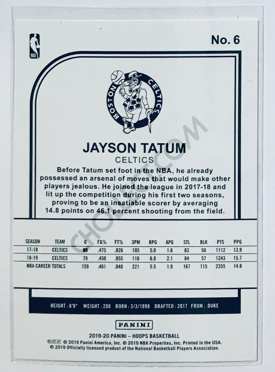 Jayson Tatum - Boston Celtics 2019-20 Panini NBA Hoops #6