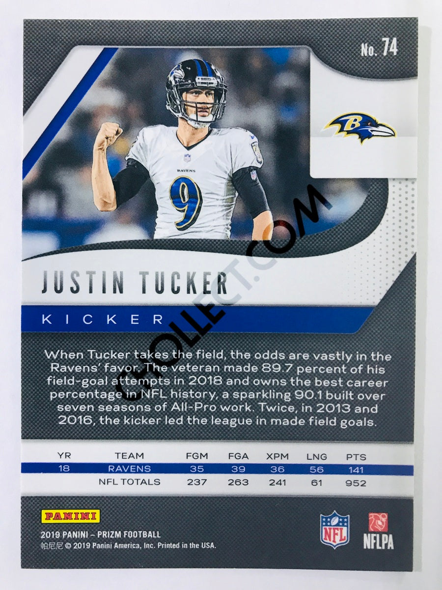 Justin Tucker - Baltimore Ravens 2019-20 Panini Prizm #74