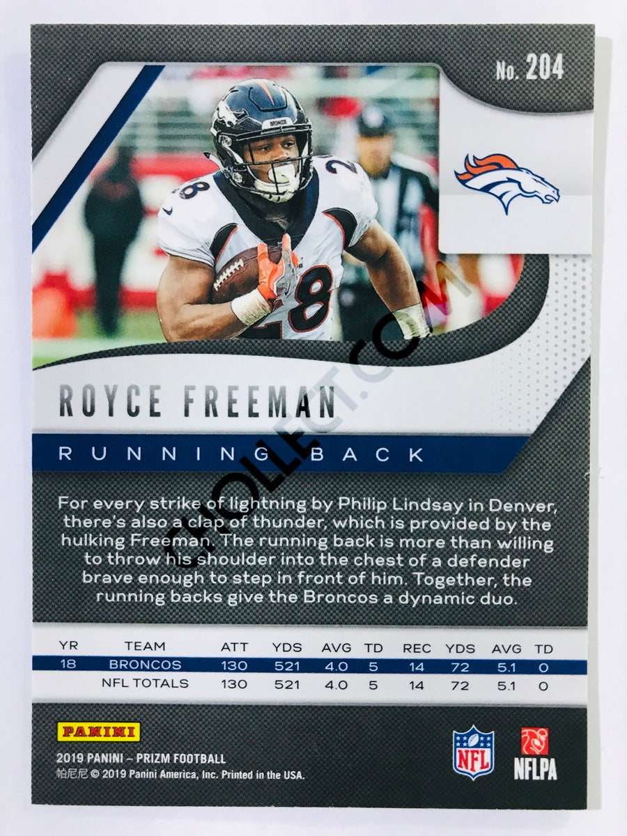 Royce Freeman - Denver Broncos 2019-20 Panini Prizm #204