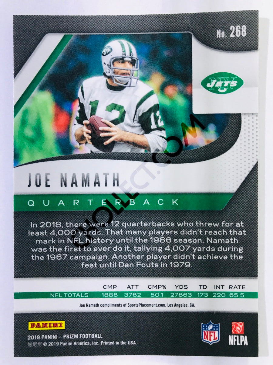 Joe Namath - New York Jets 2019-20 Panini Prizm #268