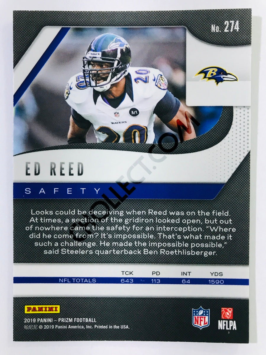 Ed Reed - Baltimore Ravens 2019-20 Panini Prizm #274