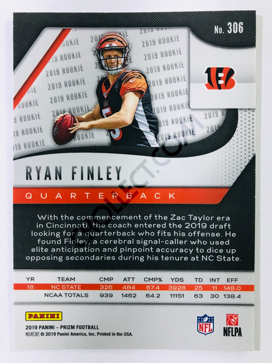 Ryan Finley - Cincinnati Bengals 2019-20 Panini Prizm RC Rookie #306