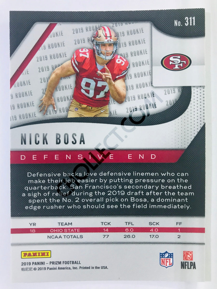 Nick Bosa - San Francisco 49ers 2019-20 Panini Prizm RC Rookie #311