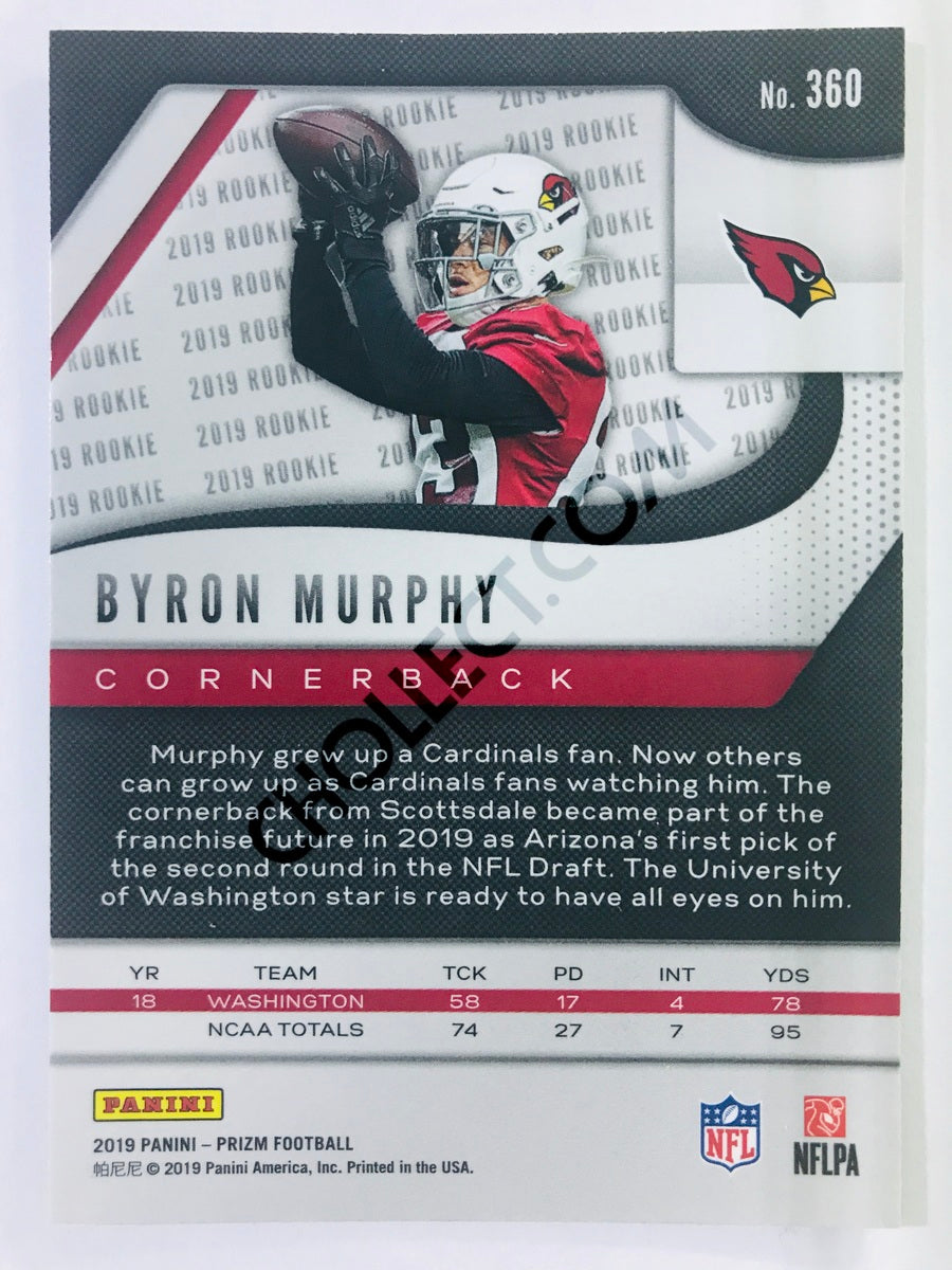 Byron Murphy - Arizona Cardinals 2019-20 Panini Prizm RC Rookie #360