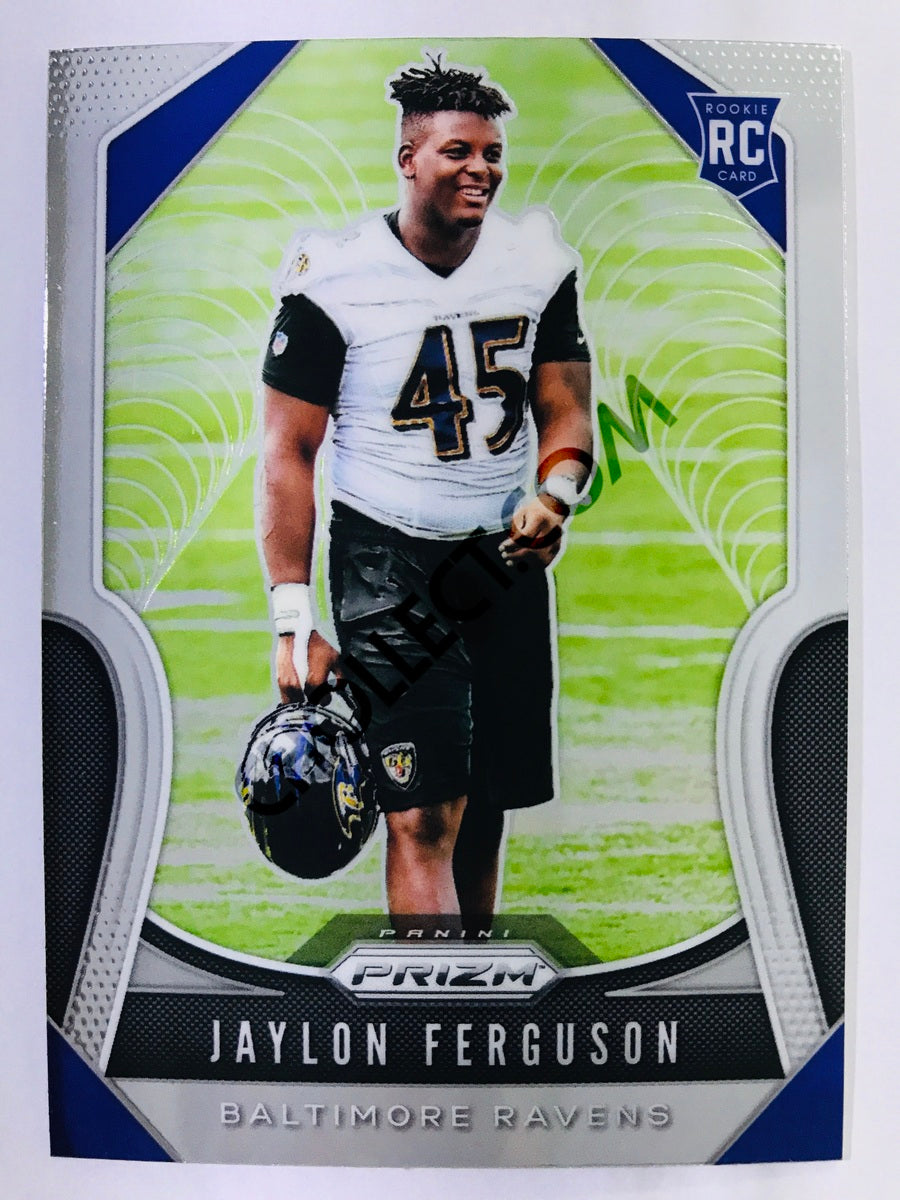 NFL Jaylon Ferguson Baltimore Ravens 2019 Panini Prizm RC Auto