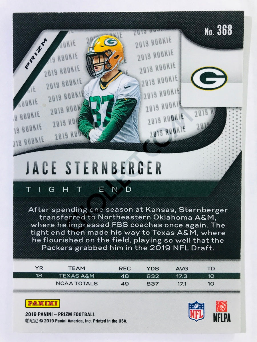 Jace Sternberger - Green Bay Packers 2019-20 Panini Prizm Red/White/Blue Parallel RC Rookie #368