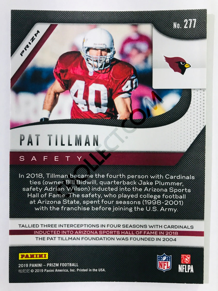 Pat Tillman - Arizona Cardinals 2019-20 Panini Prizm Neon Green Pulsar Parallel #277