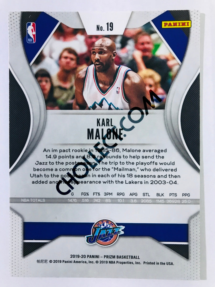 Karl Malone - Utah Jazz 2019-20 Panini Prizm #19