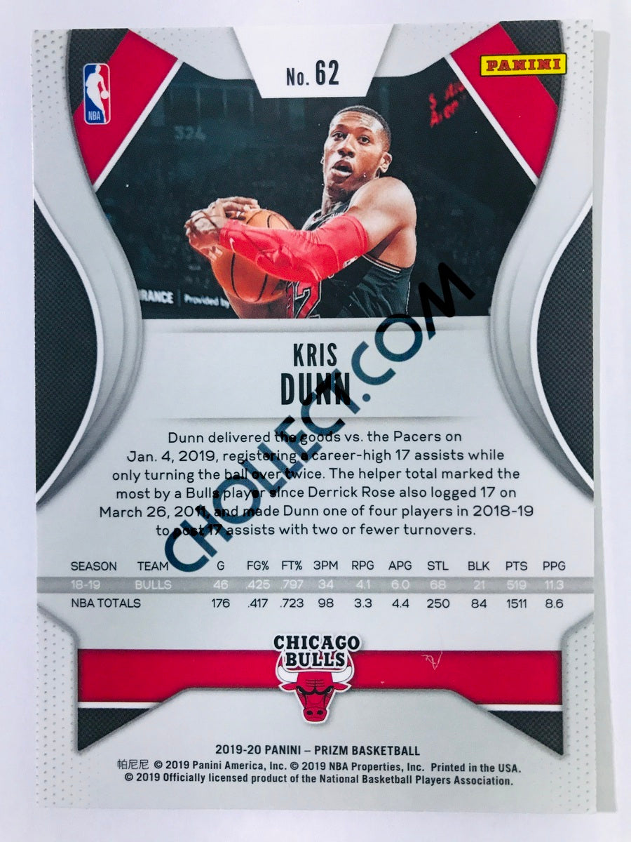 Kris Dunn - Chicago Bulls 2019-20 Panini Prizm #62