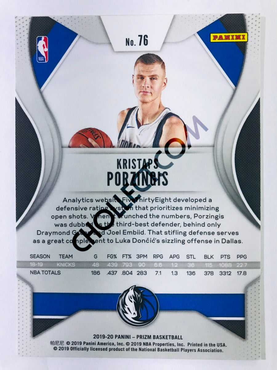 Kristaps Porzingis - Dallas Mavericks 2019-20 Panini Prizm #76