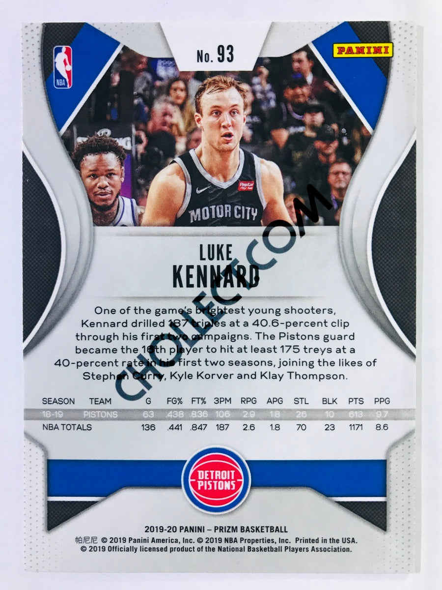 Luke Kennard - Detroit Pistons 2019-20 Panini Prizm #93