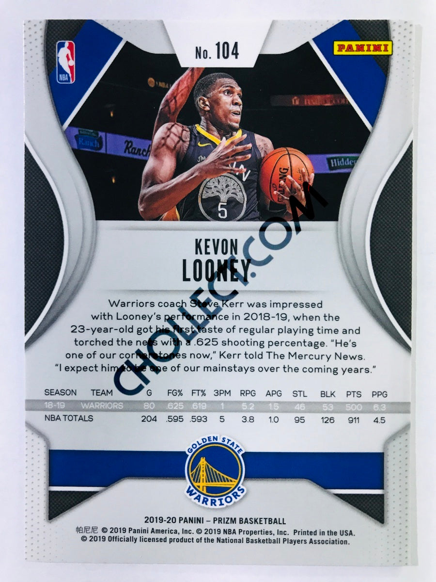Kevon Looney - Golden State Warriors 2019-20 Panini Prizm #104