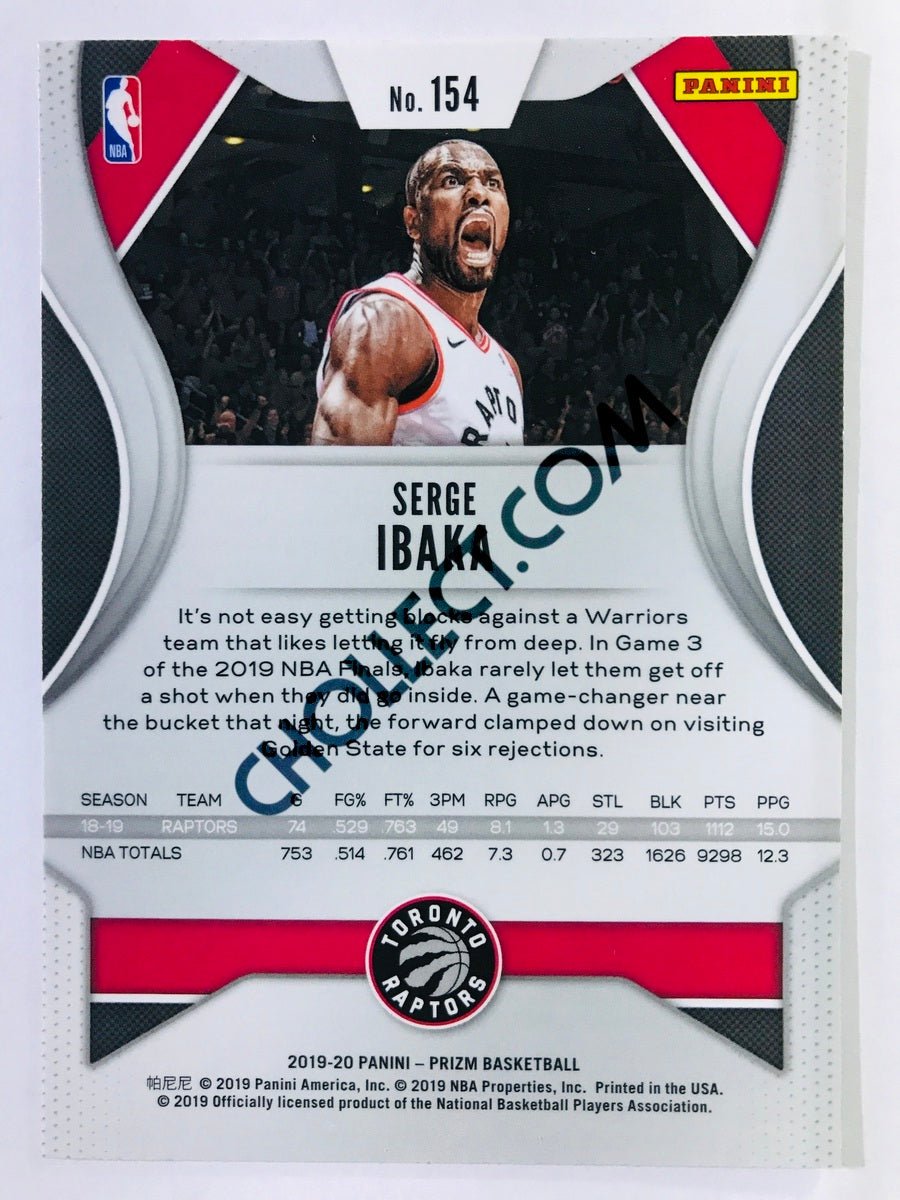 Serge Ibaka - Toronto Raptors 2019-20 Panini Prizm #154