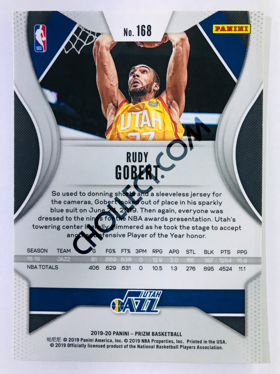 Rudy Gobert - Utah Jazz 2019-20 Panini Prizm #168