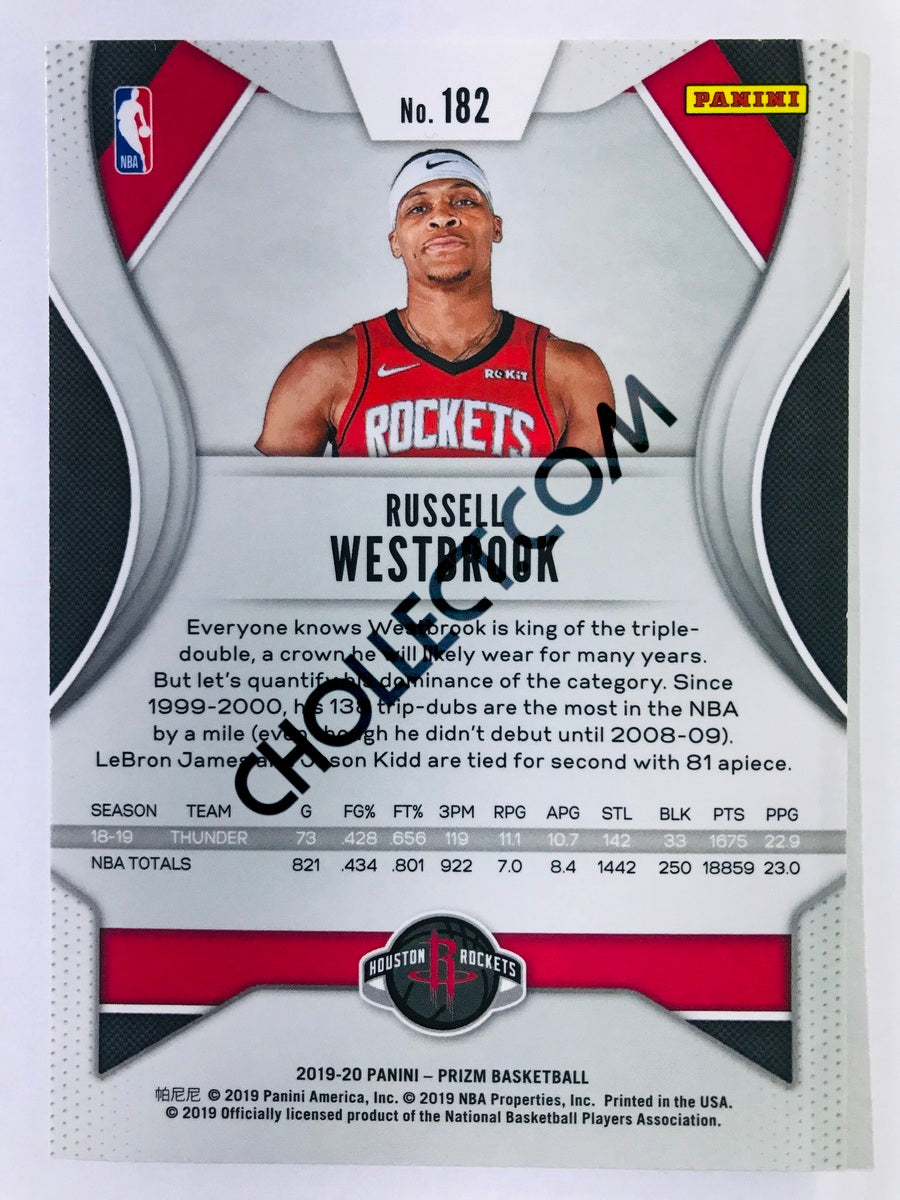 Russell Westbrook - Houston Rockets 2019-20 Panini Prizm #182