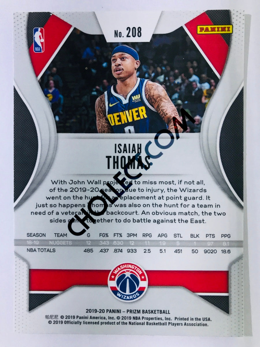 Isaiah Thomas - Washington Wizards 2019-20 Panini Prizm #208