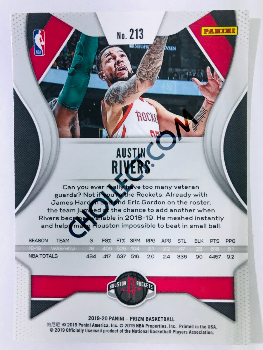 Austin Rivers - Houston Rockets 2019-20 Panini Prizm #213