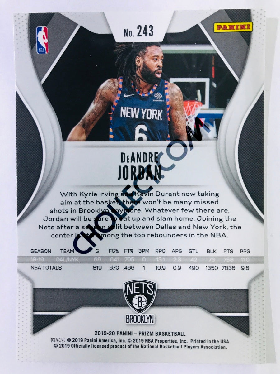 DeAndre Jordan - Brooklyn Nets 2019-20 Panini Prizm #243