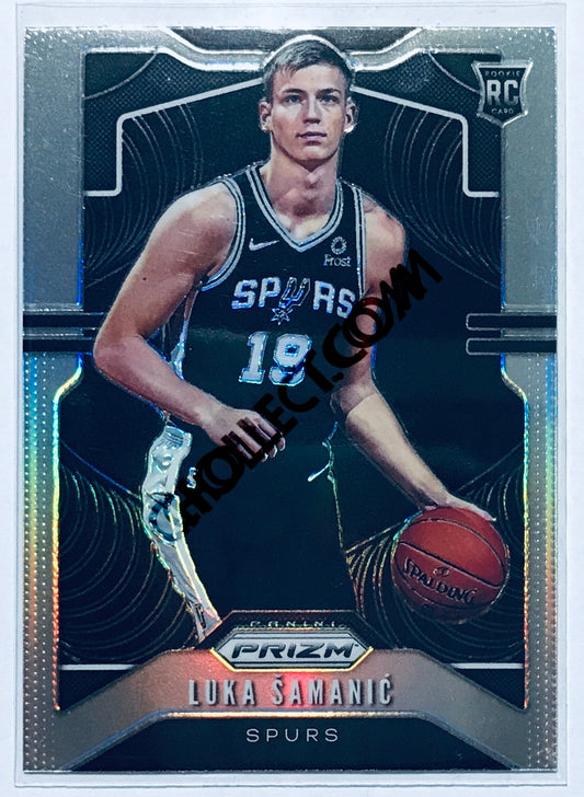 Luka Samanic - San Antonio Spurs 2019-20 Panini Prizm RC Rookie Silver Prizm #265