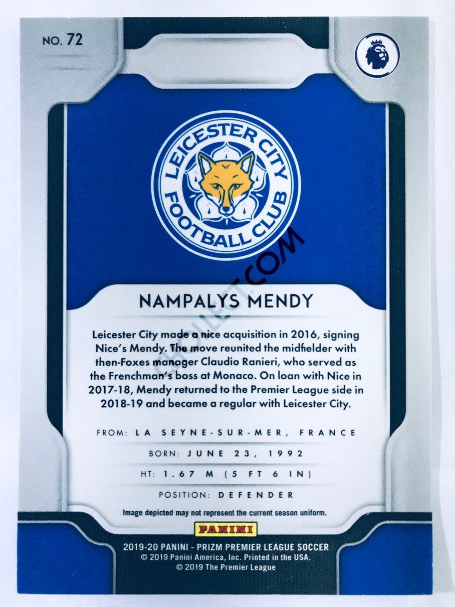 Nampalys Mendy - Leicester City 2019-20 Panini Prizm Premier League RC Rookie #72