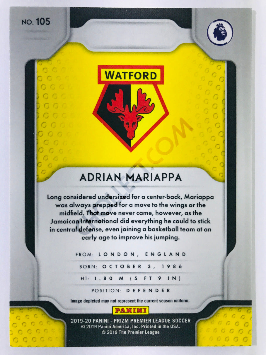 Adrian Mariappa - Watford 2019-20 Panini Prizm Premier League RC Rookie #105
