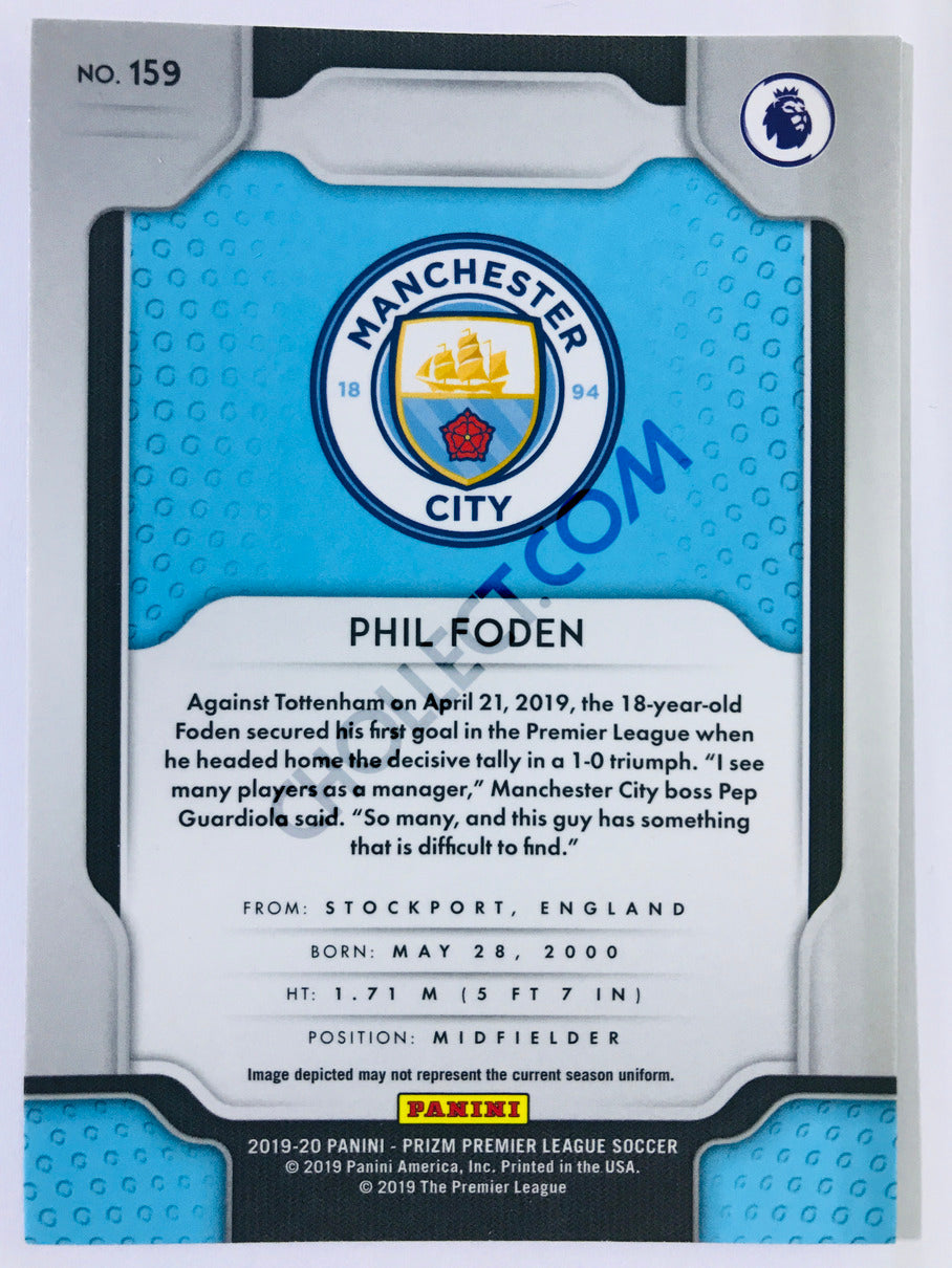 Phil Foden - Manchester City 2019-20 Panini Prizm Premier League #159