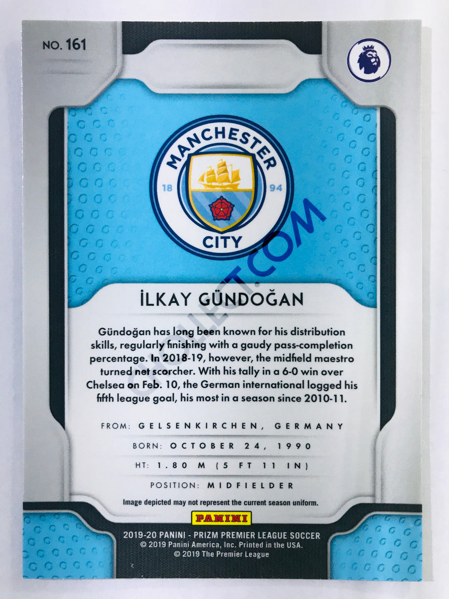Ilkay Gundogan - Manchester City 2019-20 Panini Prizm Premier League #161