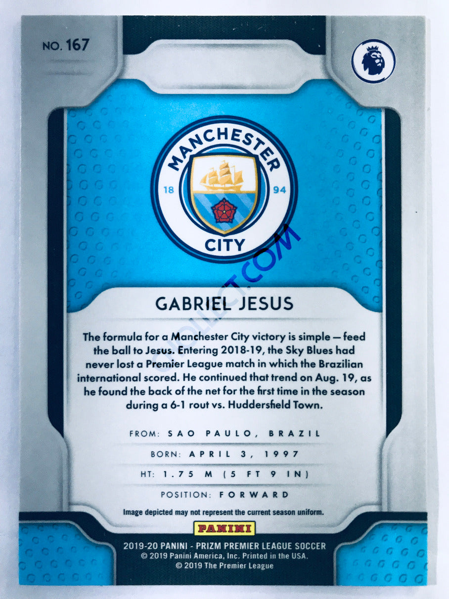 Gabriel Jesus - Manchester City 2019-20 Panini Prizm Premier League #167