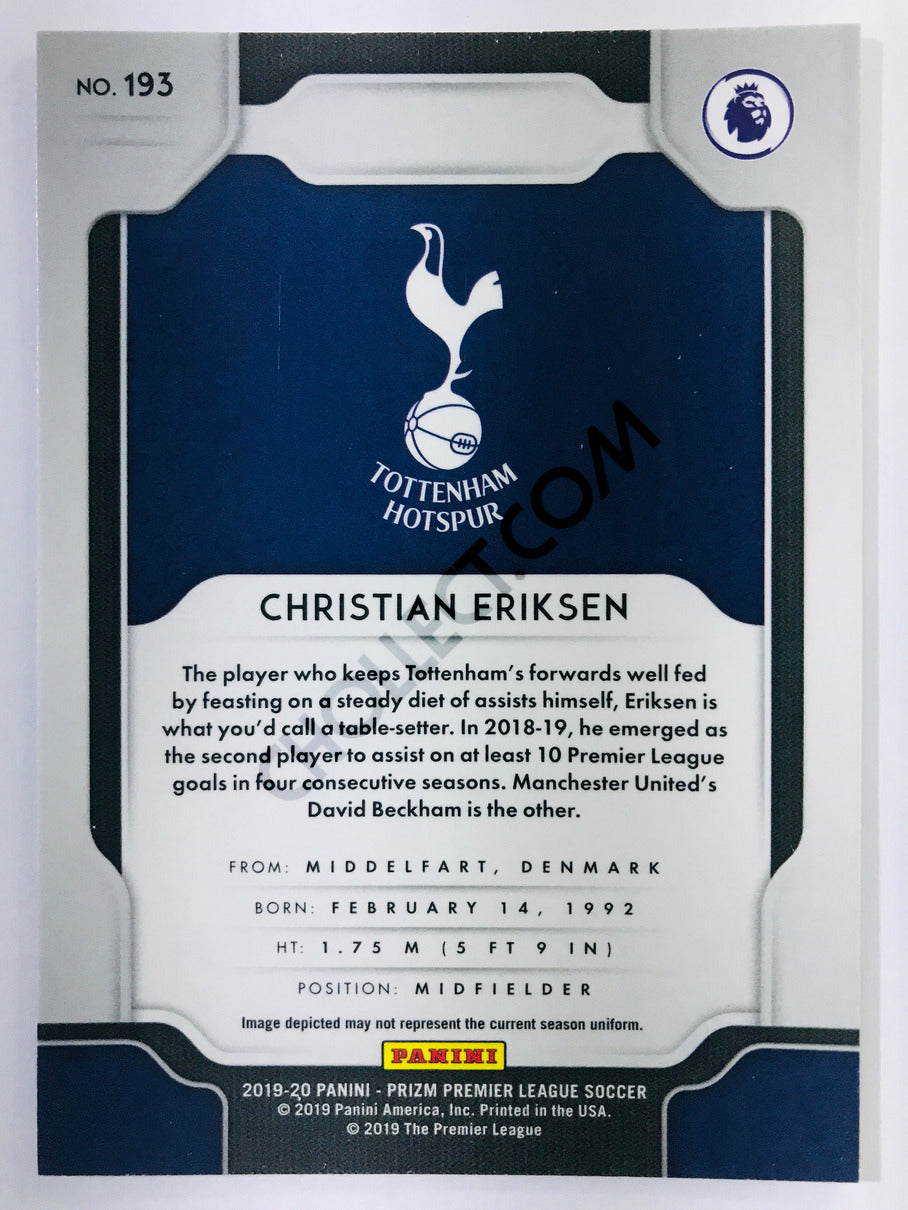 Christian Eriksen - Tottenham Hotspur 2019-20 Panini Prizm Premier League #193