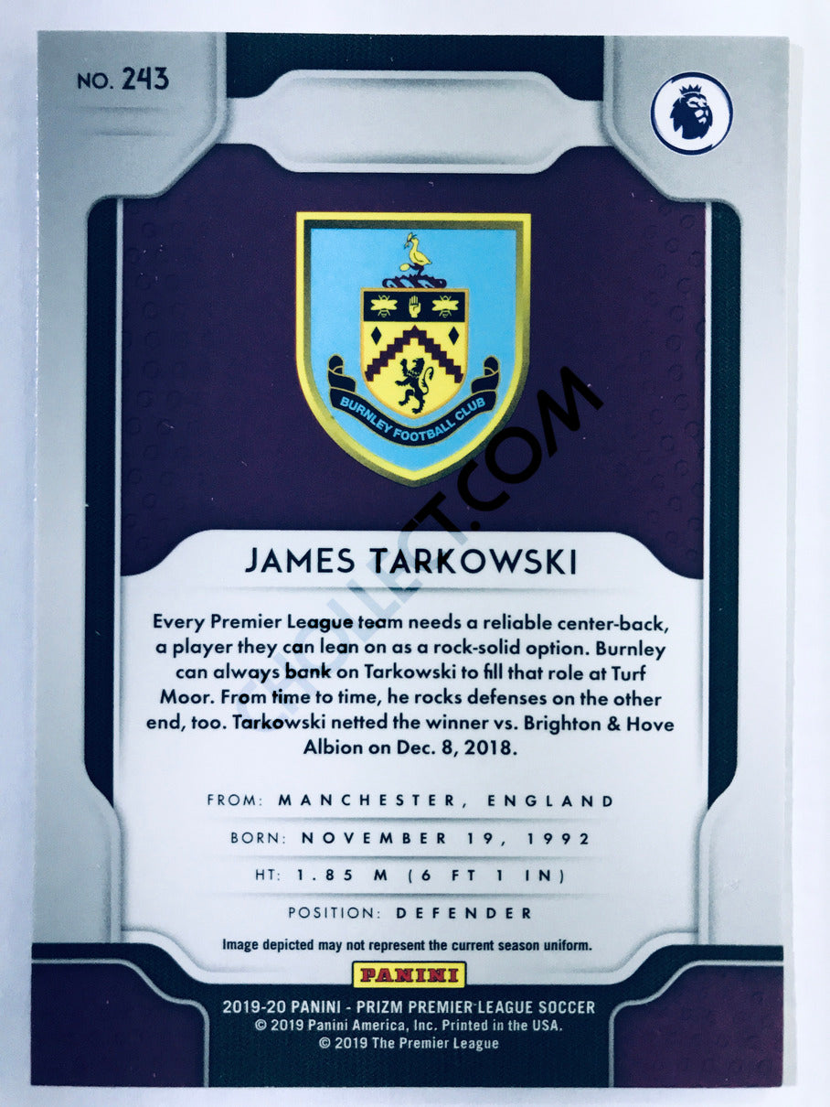 James Tarkowski - Burnley 2019-20 Panini Prizm Premier League RC Rookie #243