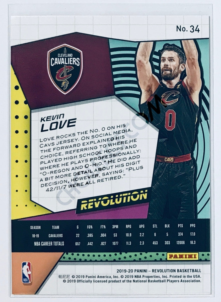 Kevin Love - Cleveland Cavaliers 2019-20 Panini Revolution #34
