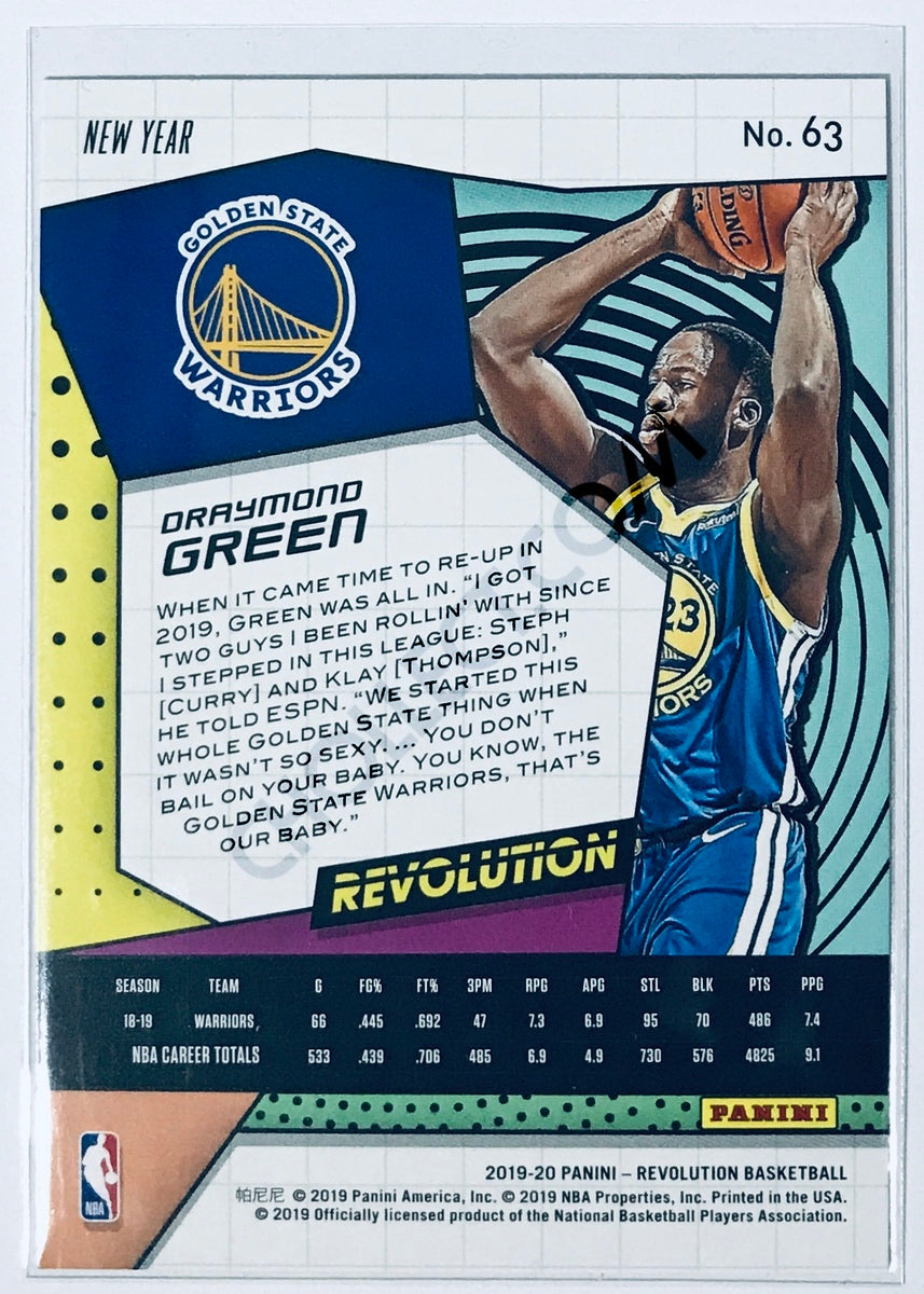 Draymond Green - Golden State Warriors 2019-20 Panini Revolution New Year Parallel #63