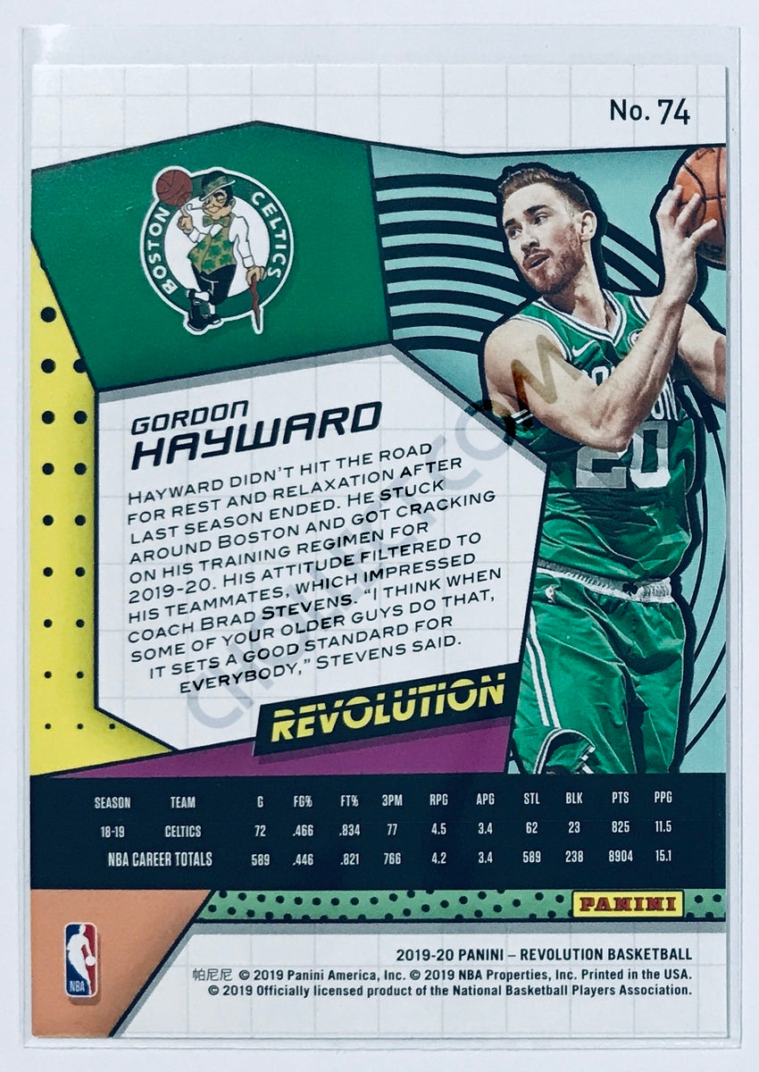 Gordon Hayward - Boston Celtics 2019-20 Panini Revolution #74